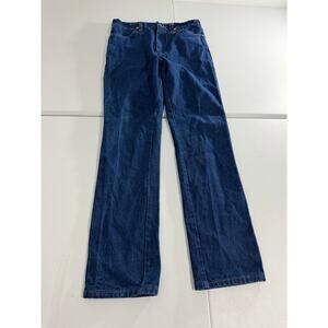Wrangler Cowboy Cut Jeans Size 33 x 34 Dark Blue Jeans